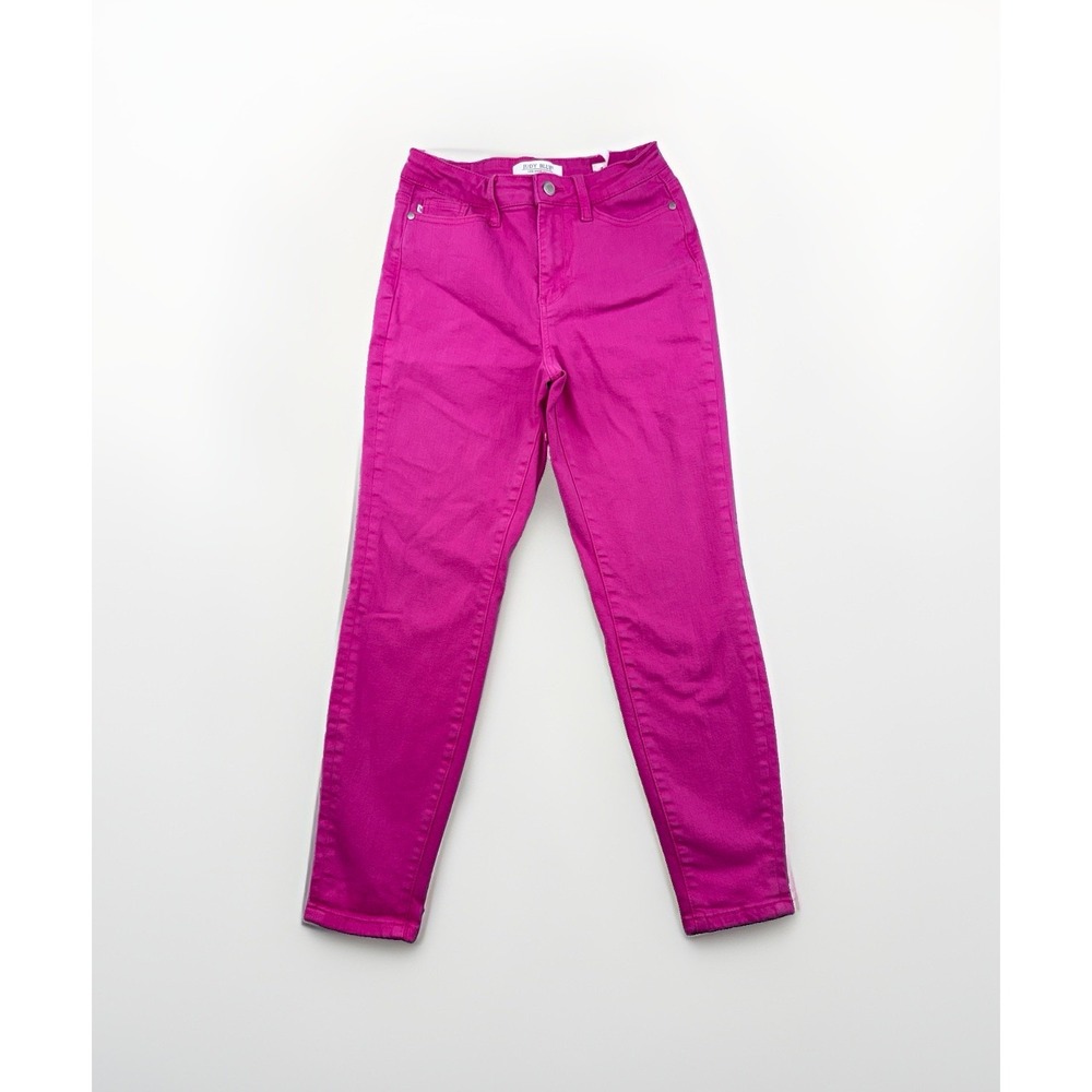 Judy Blue Daphne High Rise Slim Fit Jeans Women's Size 26 X 26 Hot Pink Denim